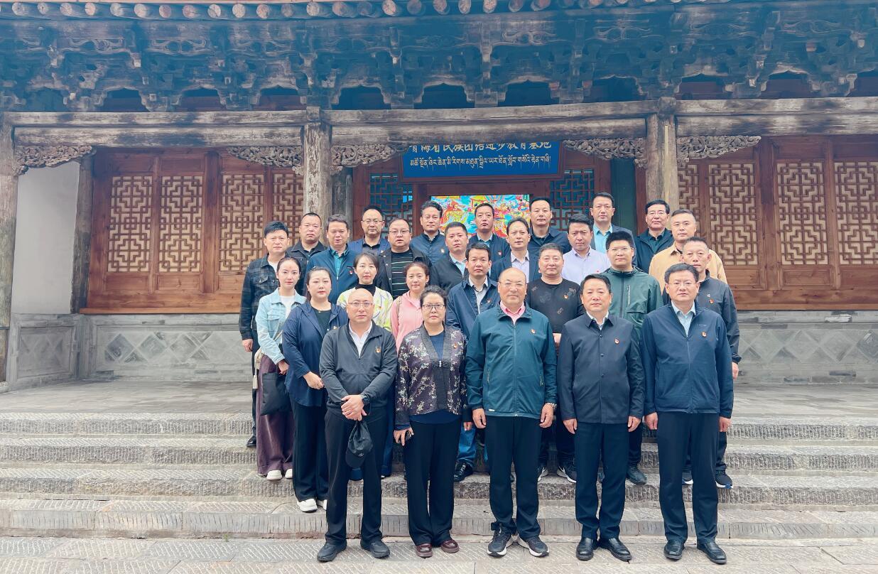青海省藏医药学会党总支开展“感悟思想伟力、促进民族团结”主题党日活动