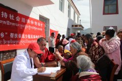 “名医下乡”义诊活动第二站在玛沁县举行